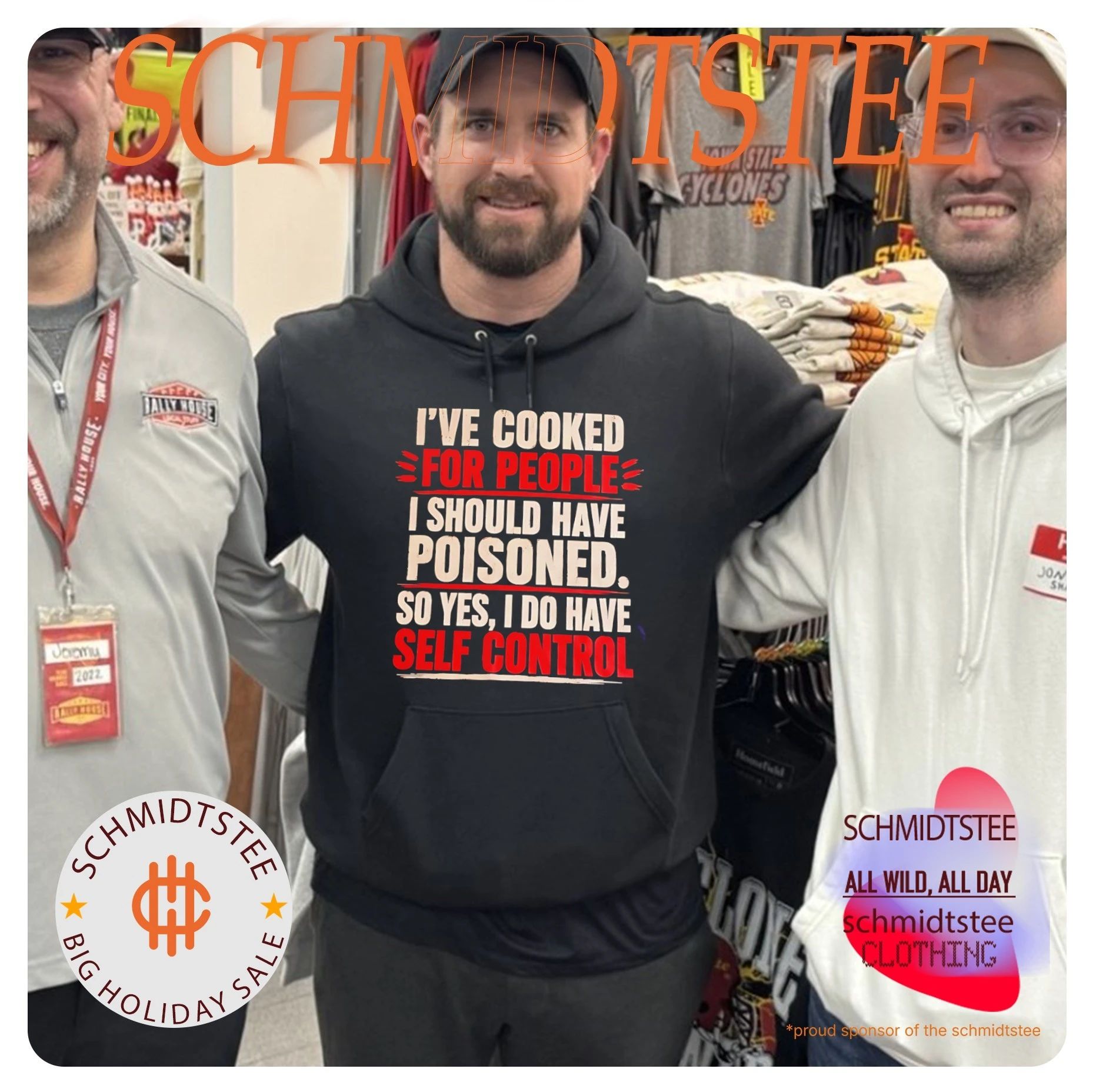 I’ve cooked for people I should have poisoned so yes I do have self control shirt