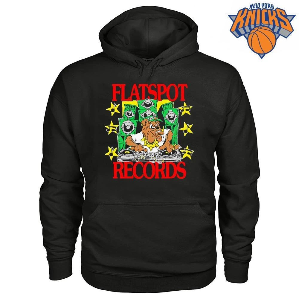 Flatspot Records DJ Bulldog Hardcore Punk Music Black Shirt