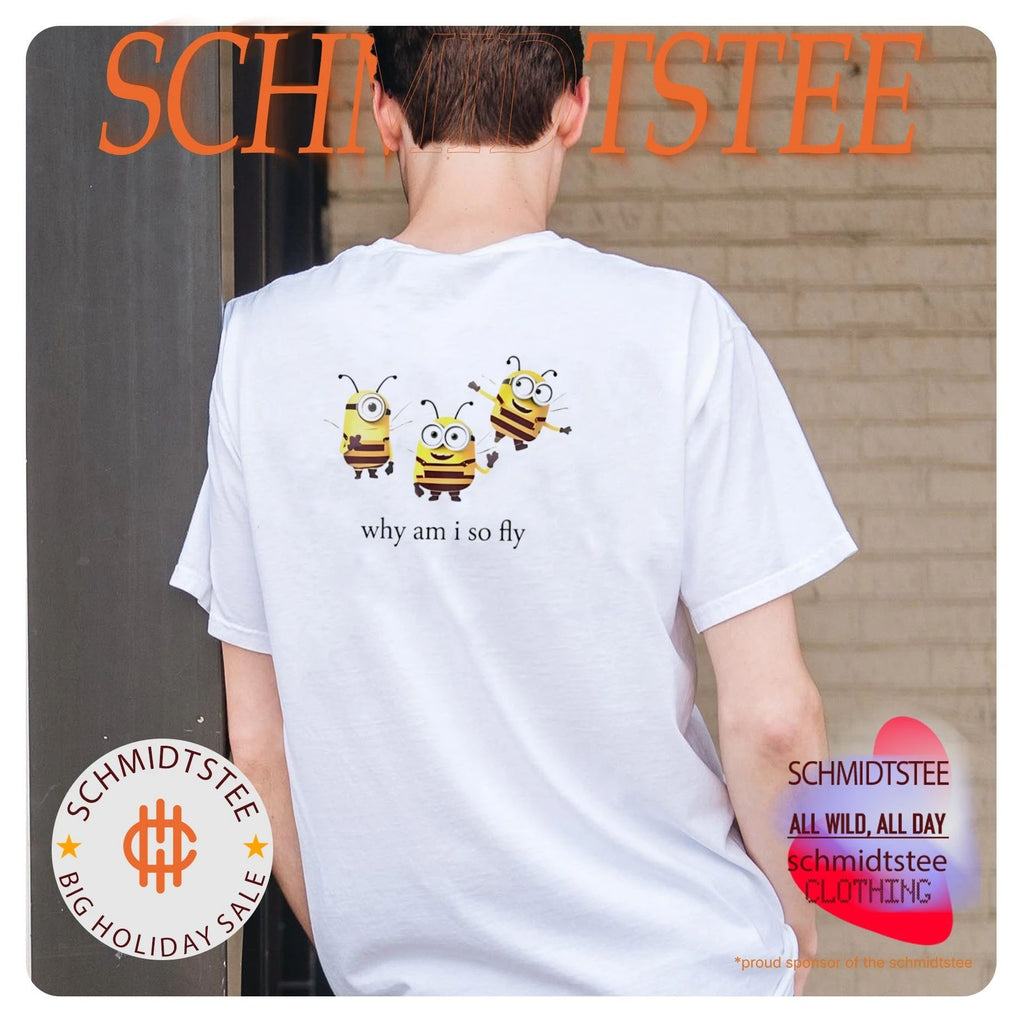 Why Am I So Fly Minion Bee Shirt