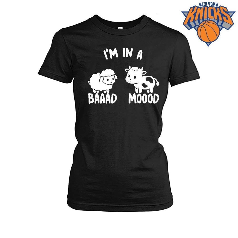 I am in a baaad moood funny angry sheep and cow shirt