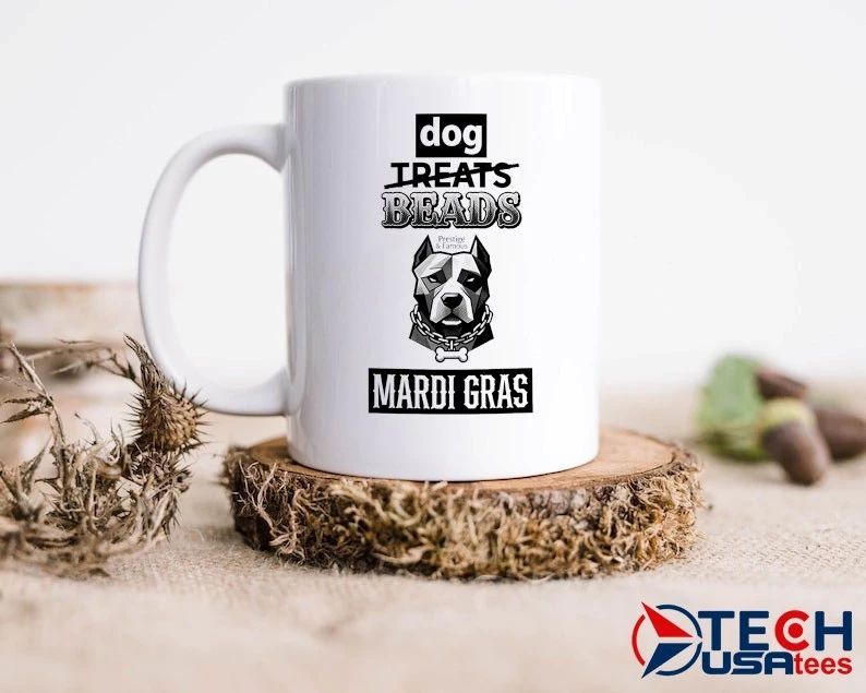 Mardi Gras Dog Beads shirt