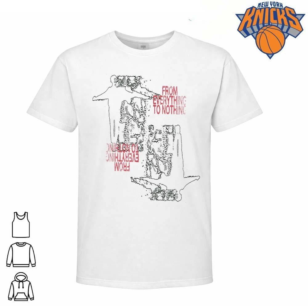 From Everything To Nothing Upside Down Line Art Distorted Grunge shirt