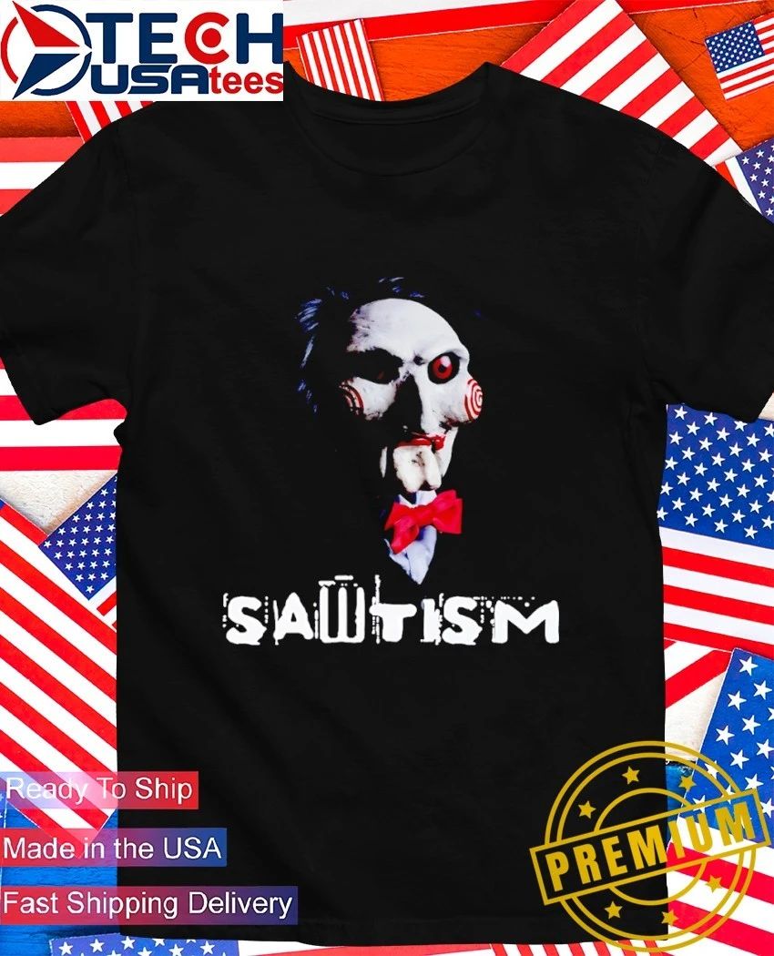 Jigsaw Sawtism Autism shirt