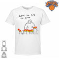 Love The Life You Live Giant Monster Destroying City Funny Meme Graphic Shirt