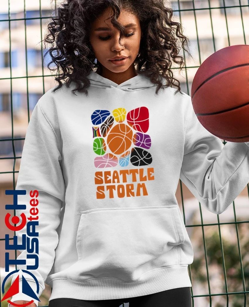 Seattle Storm Basketball WNBA Pride Ball shirt