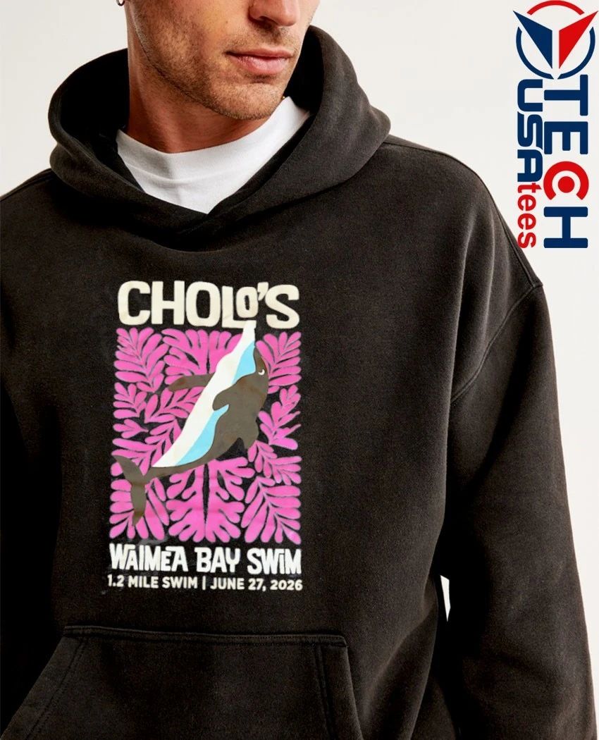 Cholo’s Waimea Bay Swim June 27 2026 shirt