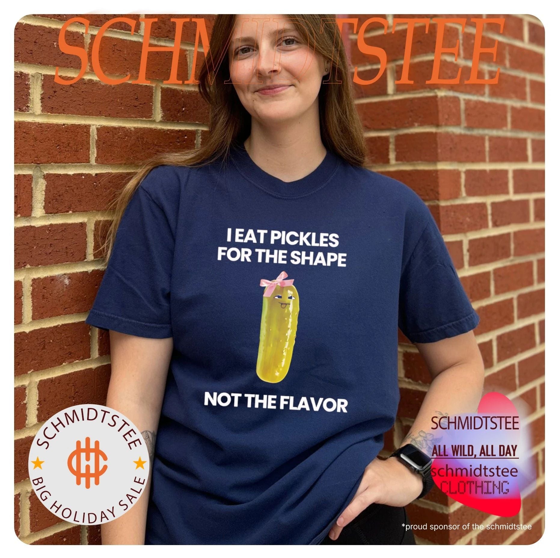 I eat pickles for the shape not the flavor shirt