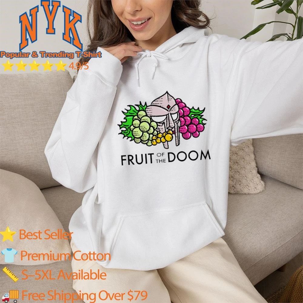 MF DOOM Fruit of the Loop Parody Fruit of the Doom Shirt