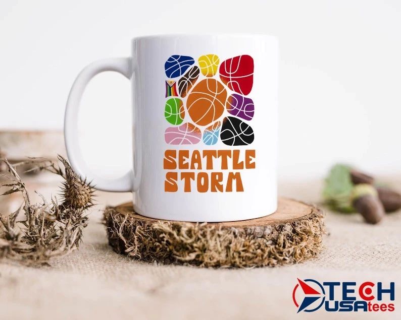 Seattle Storm Basketball WNBA Pride Ball shirt