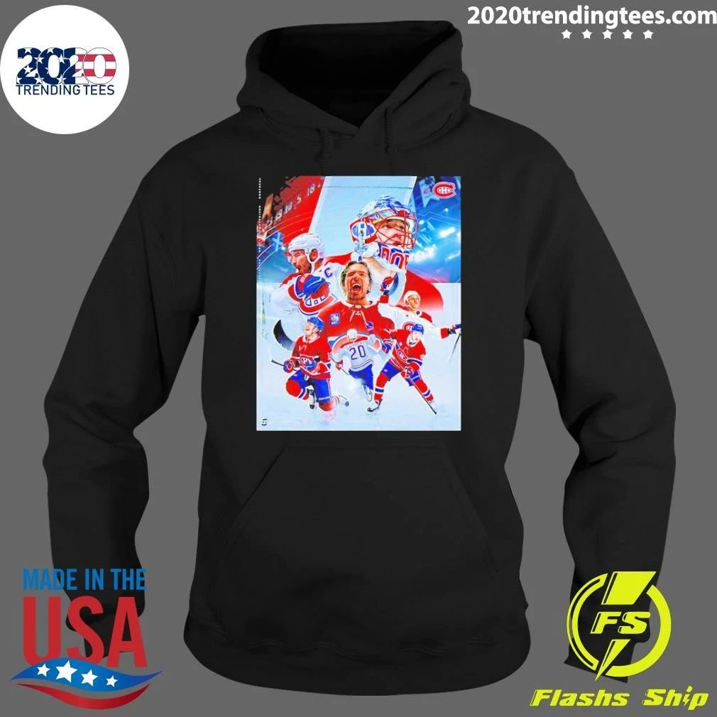 Montreal Canadiens Collage Featuring Slafkovsky Shirt