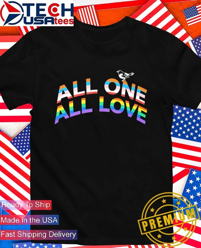 All one all love pride shirt