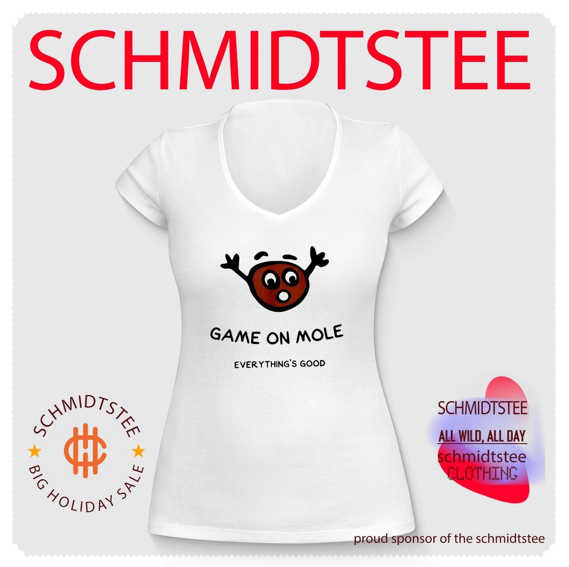Game On Mole Everything’s good Cute Animal Pun shirt