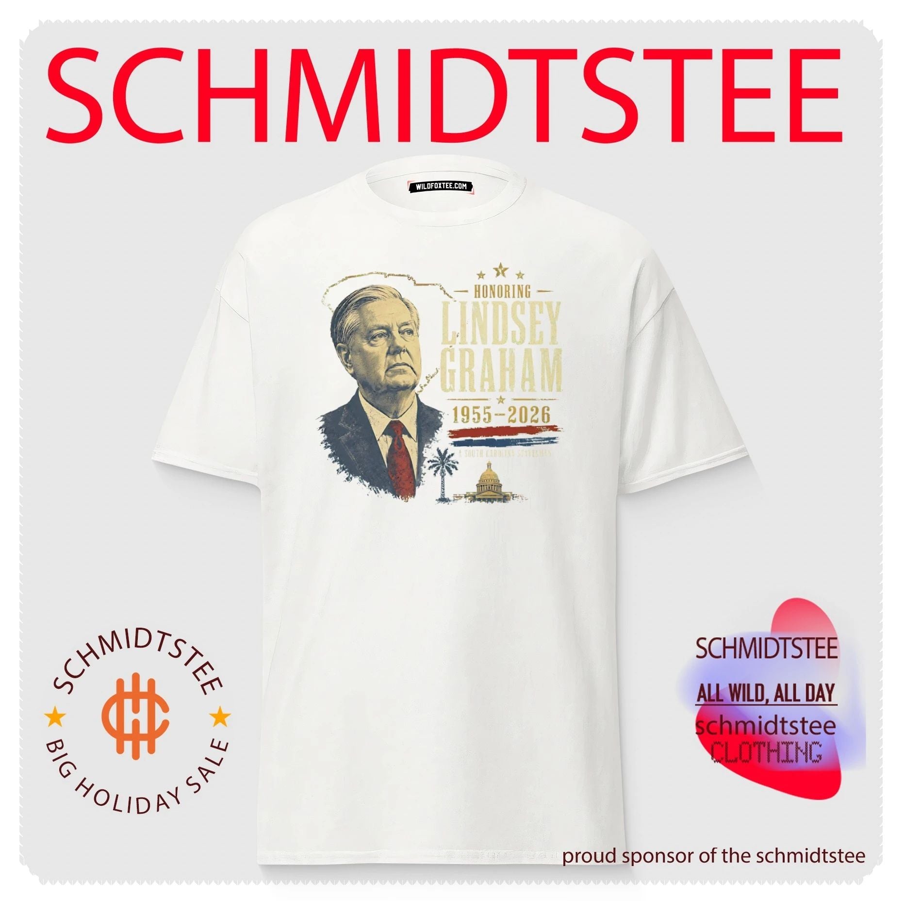 Honoring Lindsey Graham 1955-2026 A South Carolina Statesman shirt