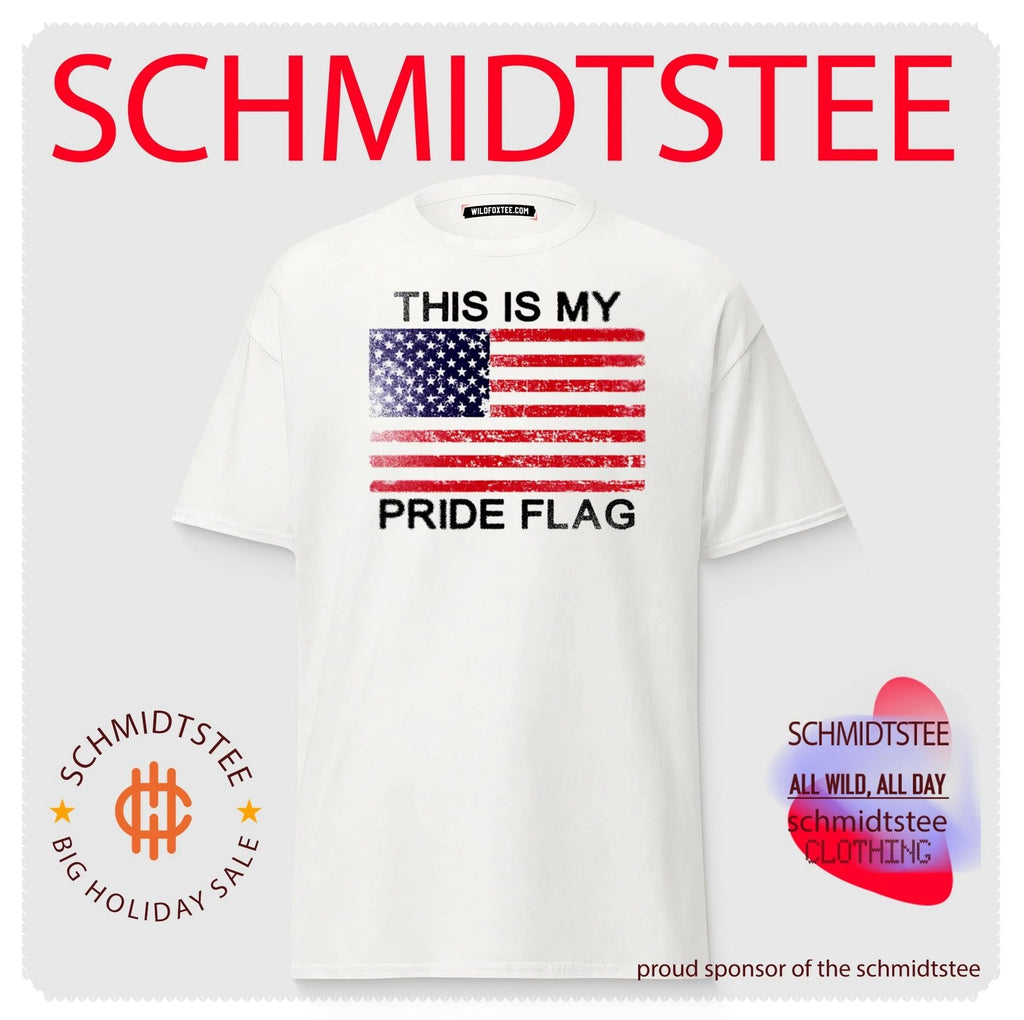 This is my Pride Flag USA flag shirt