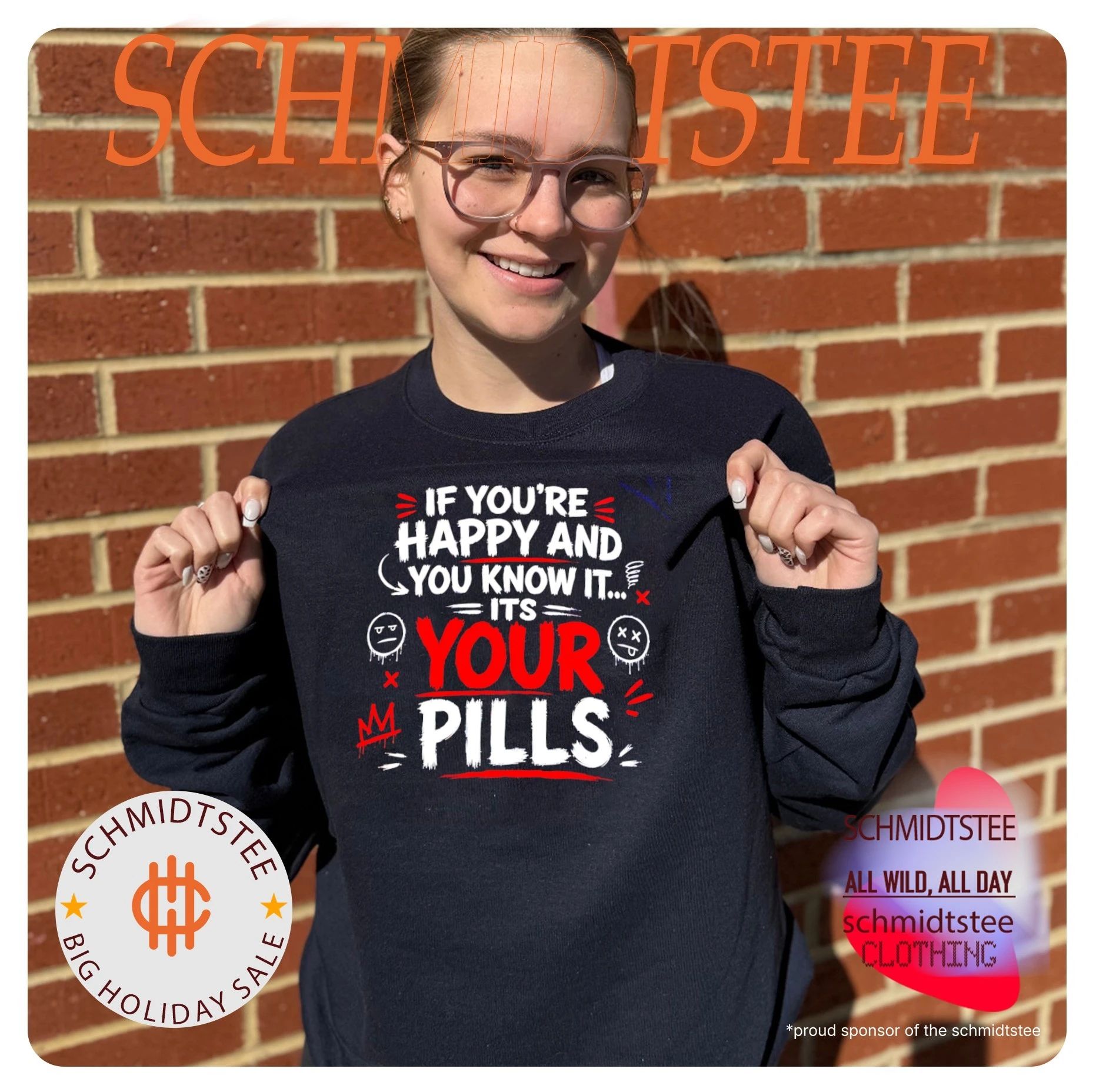 If you’re happy and you know it it’s your pills shirt