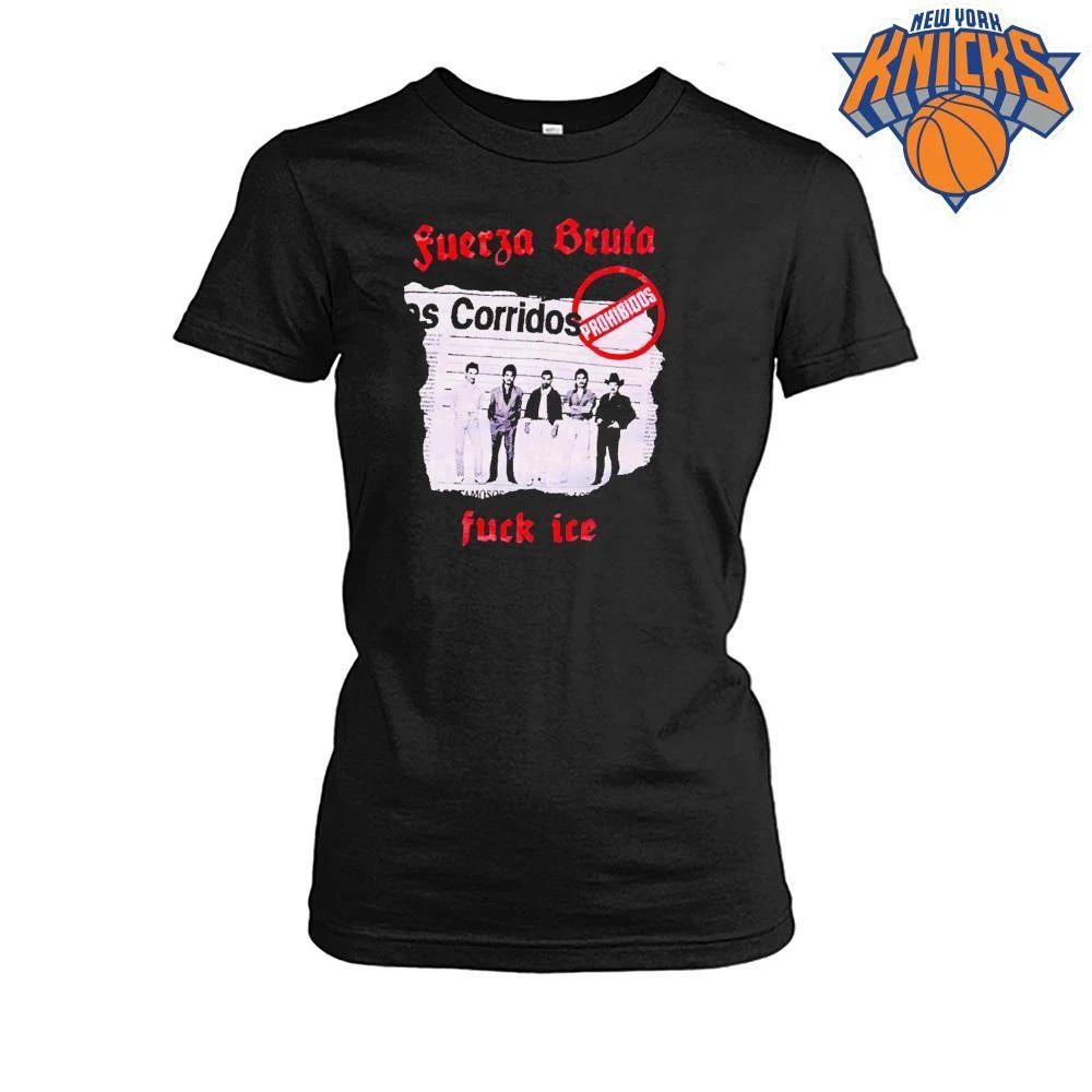 Fuerza Bruta Los Corridos Prohibidos Mexican Band Mugshot Newspaper Graphic Shirt