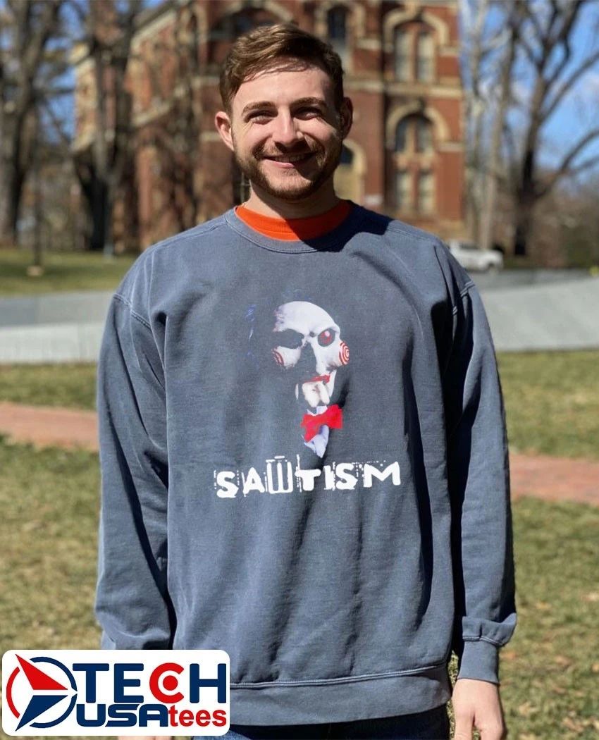 Jigsaw Sawtism Autism shirt