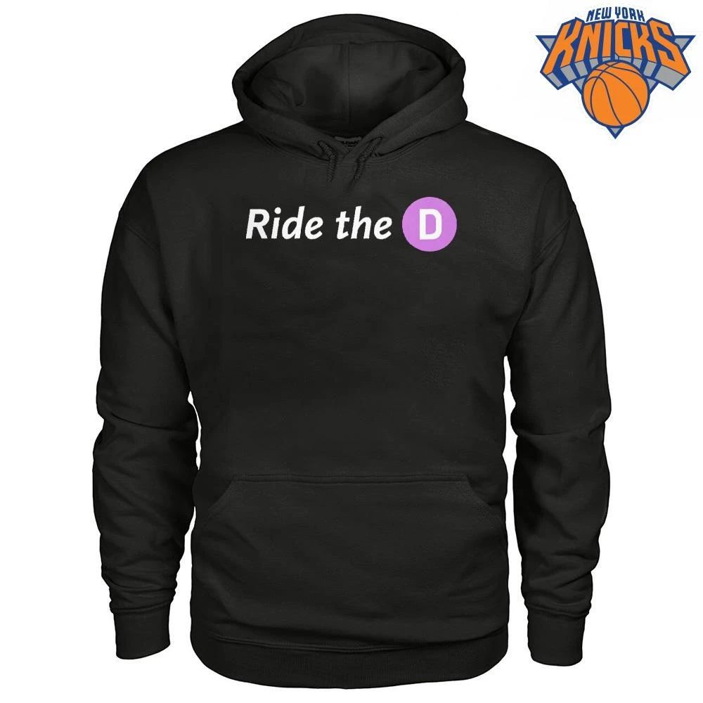Ride The D New York City Subway Train Funny Graphic Shirt