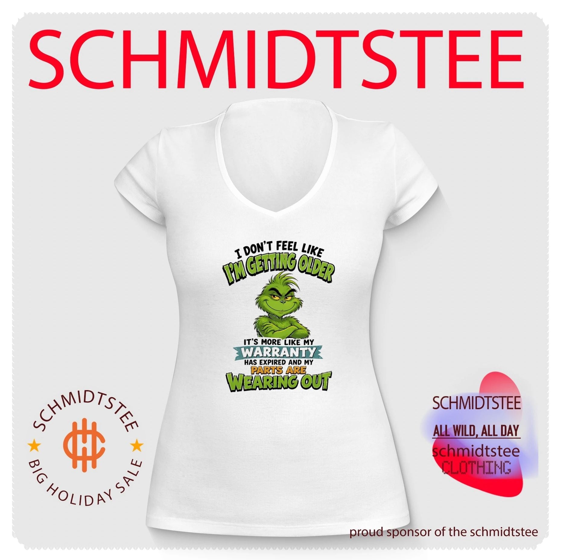 The Grinch I Don’t Feel Like I’m Getting Older Warranty Expired Quote shirt