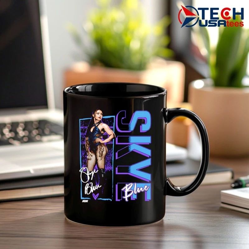 Skye Blue AEW Wrestling shirt