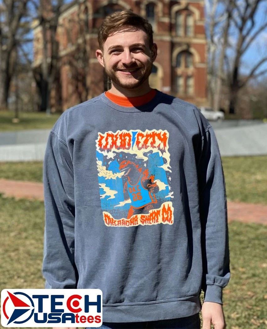 Godzilla Loud City Oklahoma shirt