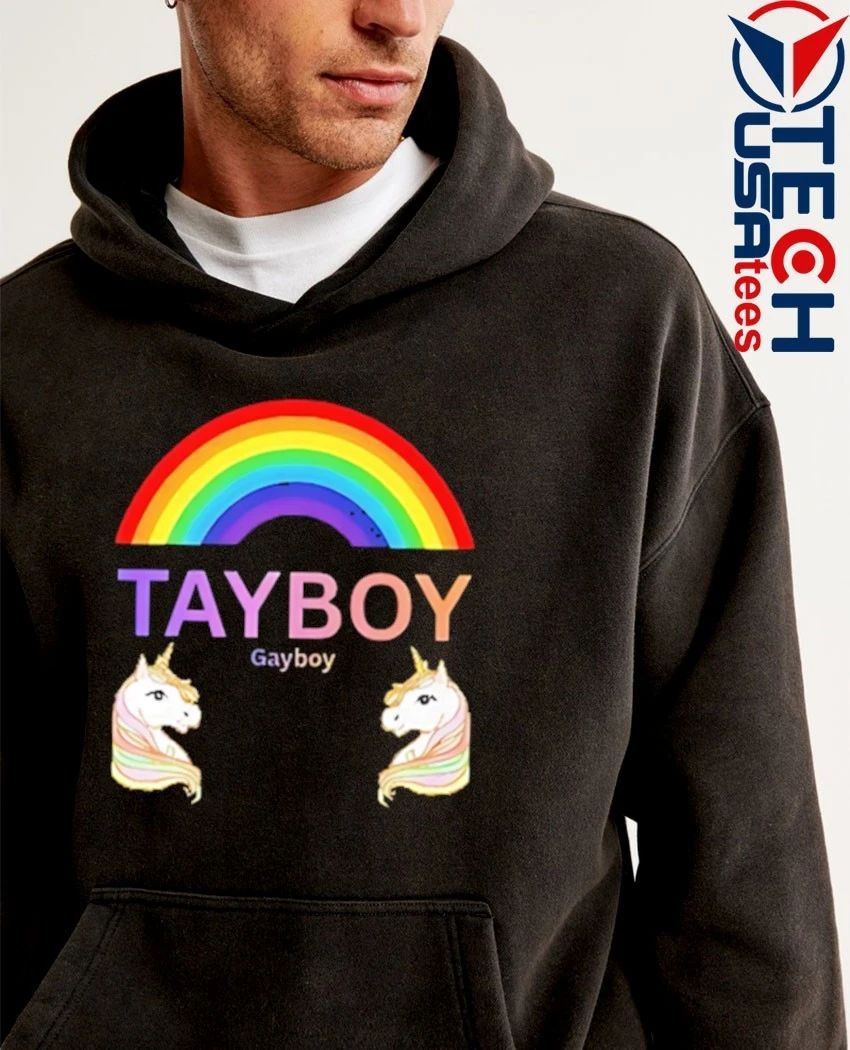 Tay boy gay boy unicorn rainbow shirt