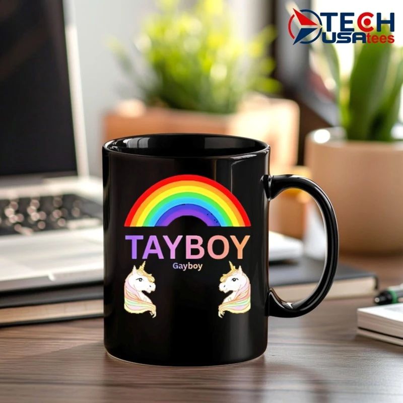 Tay boy gay boy unicorn rainbow shirt