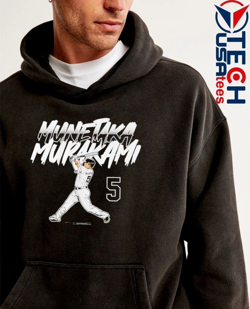 Munetaka Murakami No. 5 Chicago White Sox slugger swing shirt