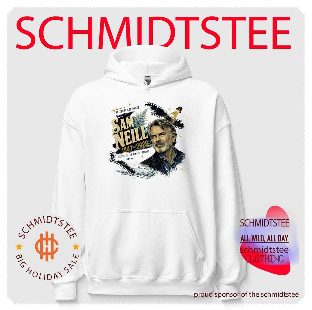 Sam Neill 1947-2026 The Story Continues On Screen In Memory Forever shirt