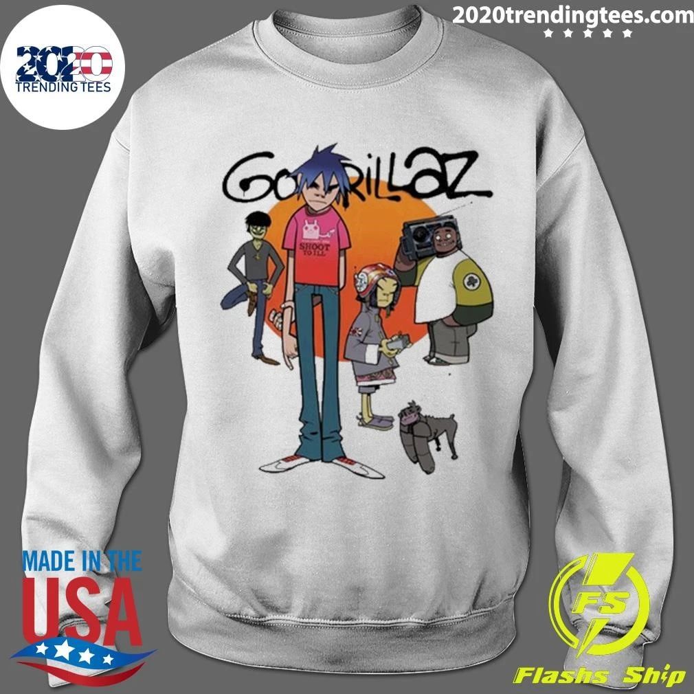 GORILLAZ D, Murdoc Niccals, Noodle, and Russel Hobbs Band 2026 Shirt
