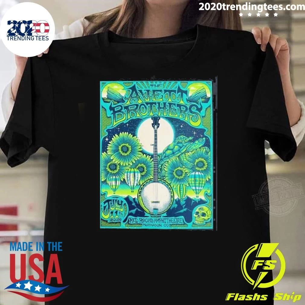 The Avett Brothers Night 2 In Morrison Colorado On July 11 2026 At Red Rocks Amphitheatre Shirt