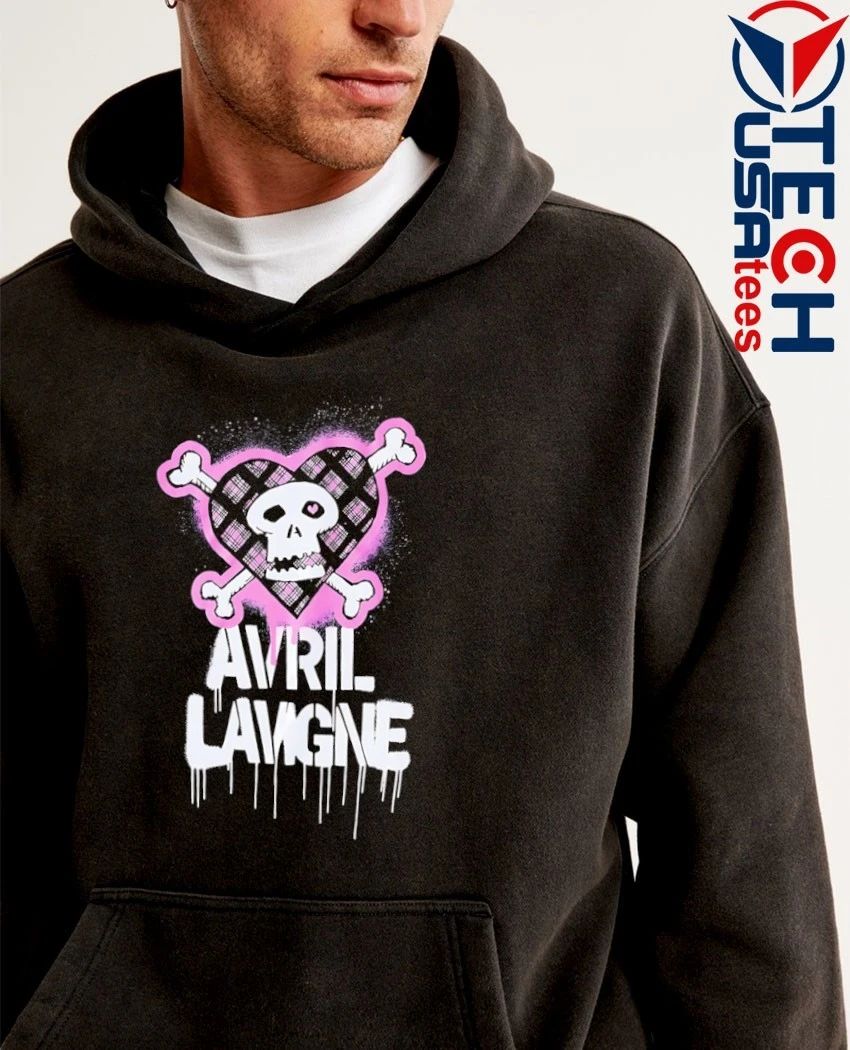 Avril Lavigne Pink Punk Skull shirt