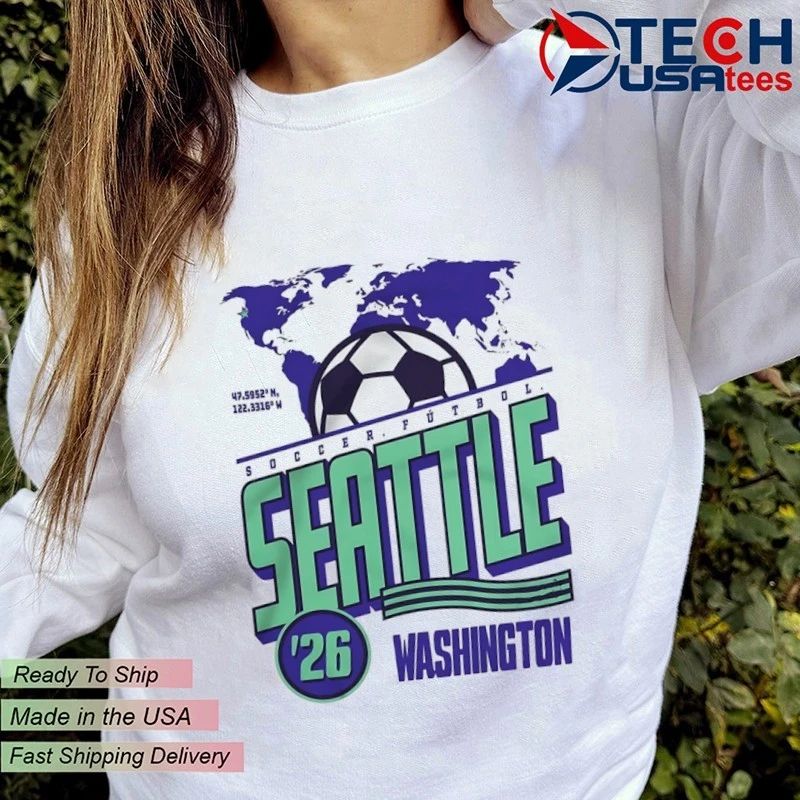 The Soccer World’s Game in Seattle Natural Washington shirt