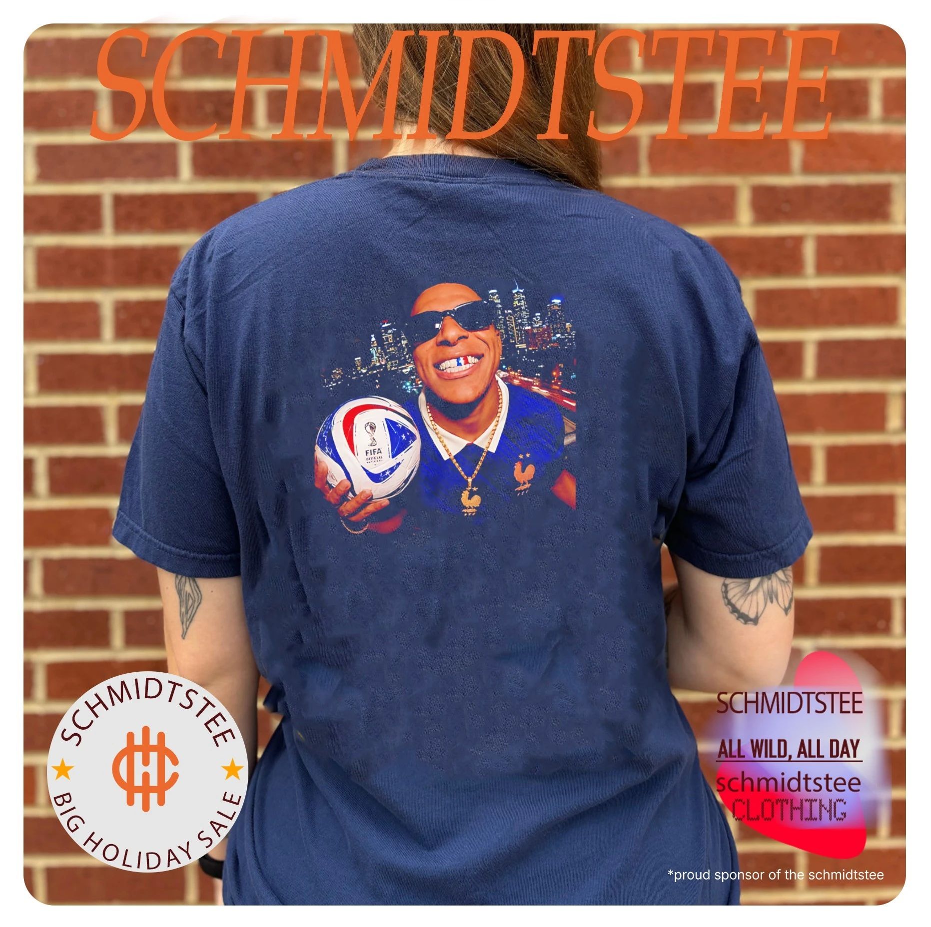 World Cup 2026 Kylian Mbappe France flag teeth shirt
