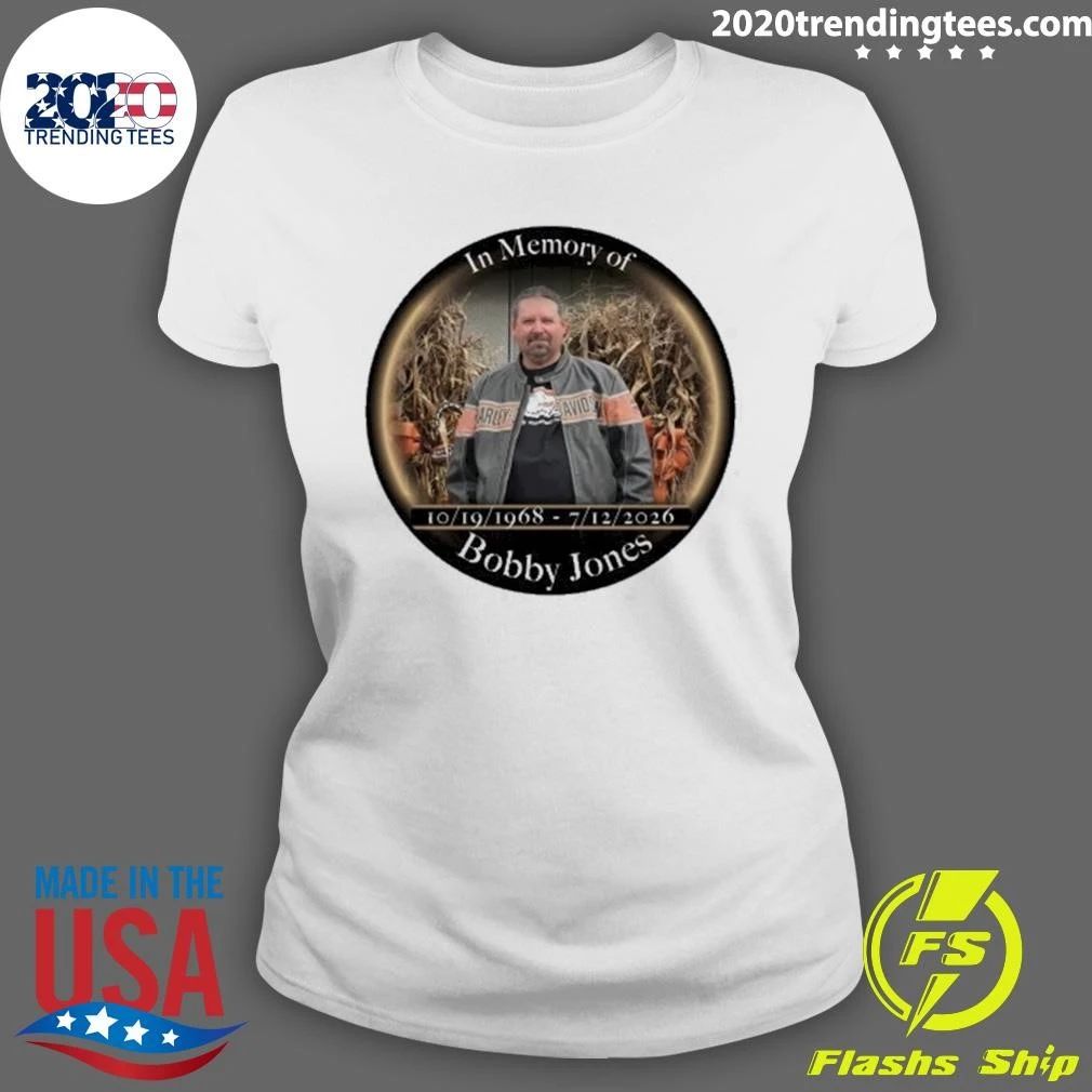 In Memory of 10.19.1968 – 7.12.2026 Bobby Jones Shirt