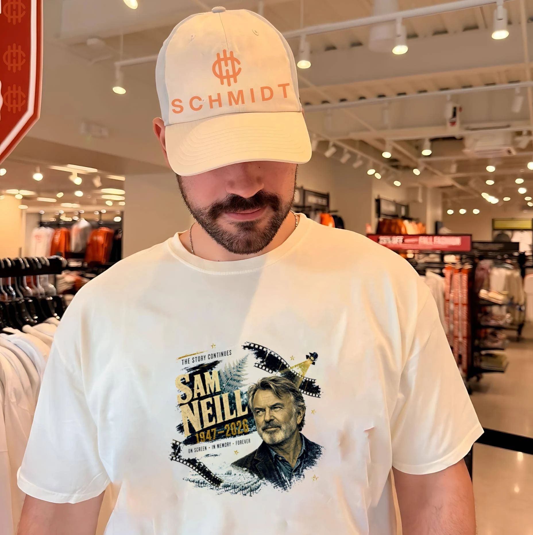 Sam Neill 1947-2026 The Story Continues On Screen In Memory Forever shirt