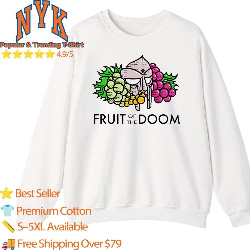 MF DOOM Fruit of the Loop Parody Fruit of the Doom Shirt