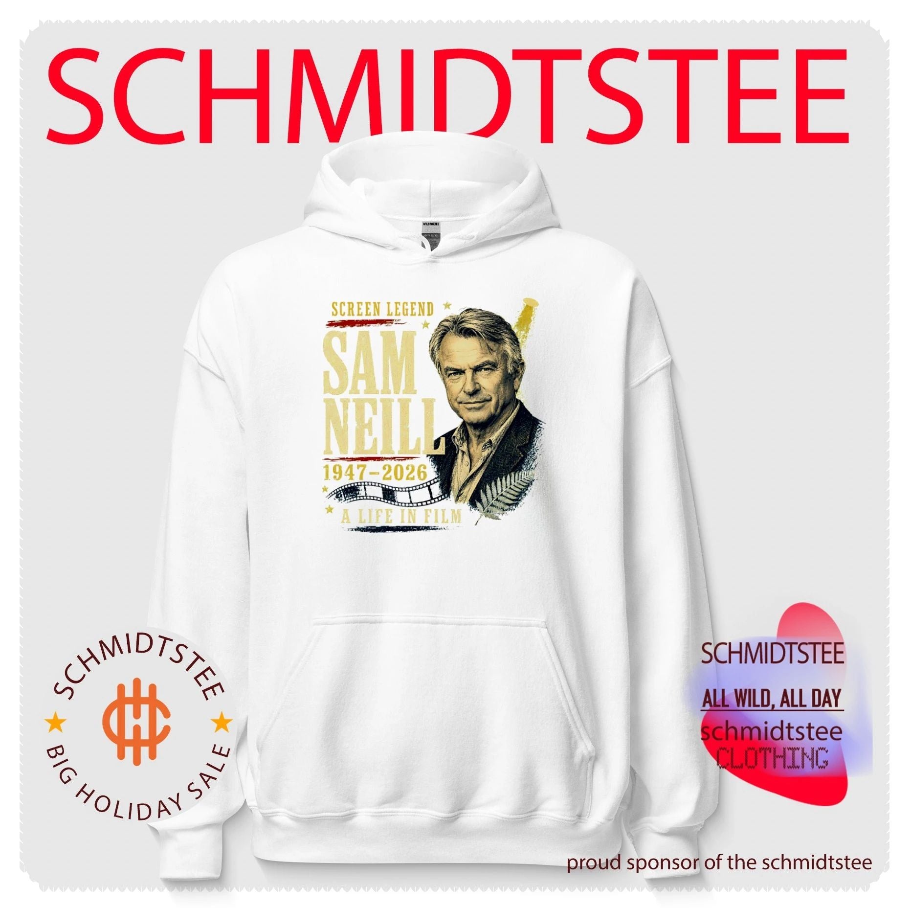 Sam Neill Screen Legend 1947-2026 A Life in Film shirt