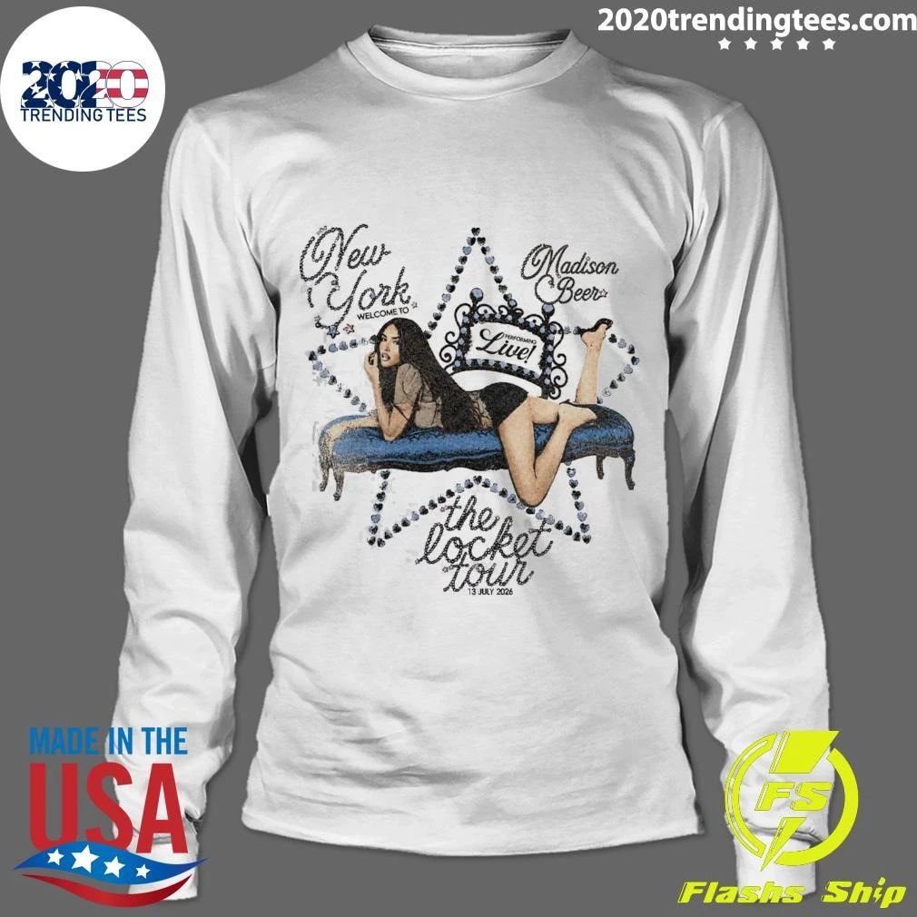 Madison Beer The Locket Tour New York Exclusive Tee On 13 July 2026 Shirt