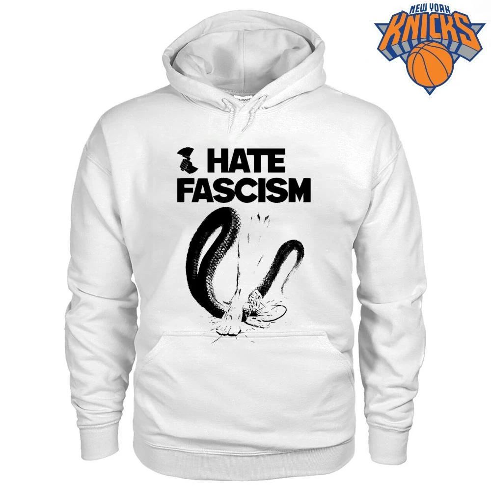 Hate Fascism Anti Fascist Graphic Art T shirt