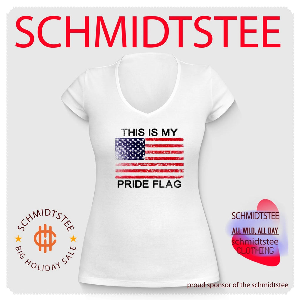 This is my Pride Flag USA flag shirt