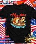 A boat time for a beer Rainier Beer fish shirt