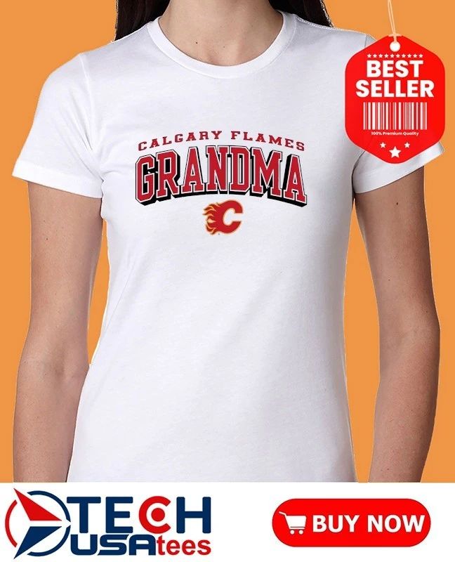 Calgary Flames Grandma logo shirt