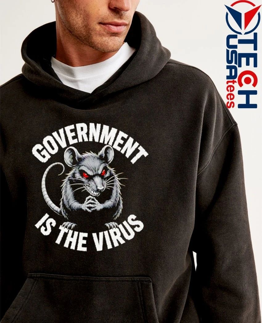 Government is the virus rat shirt