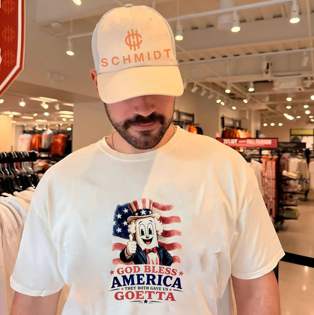 God Bless America they both gave us Goetta USA flag shirt