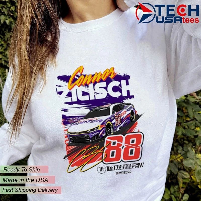 Trackhouse Racing Team Collection Connor Zilisch Roto-Rooter Car shirt