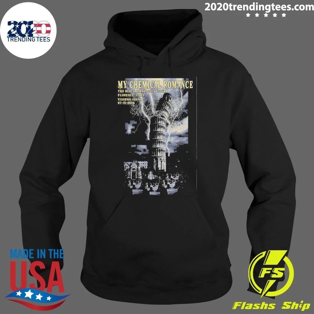 My Chemical Romance Visarno Arena In Florence Italy July 15 2026 Shirt