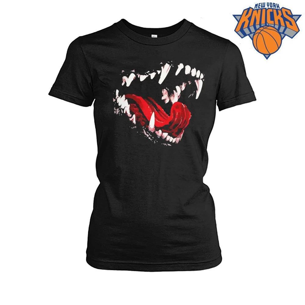 Roaring Werewolf Monster Teeth Open Mouth Distressed Horror Aesthetic Shirt
