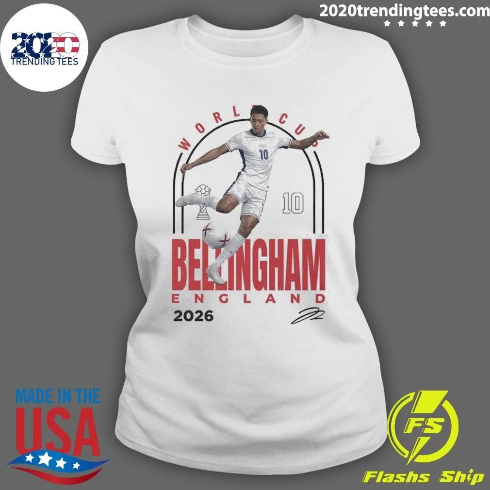 World Cup 2026 Bellingham 10 England Signature Shirt