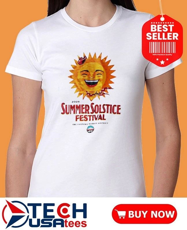 2026 Summer Solstice Festival OKC Farmers Market District shirt